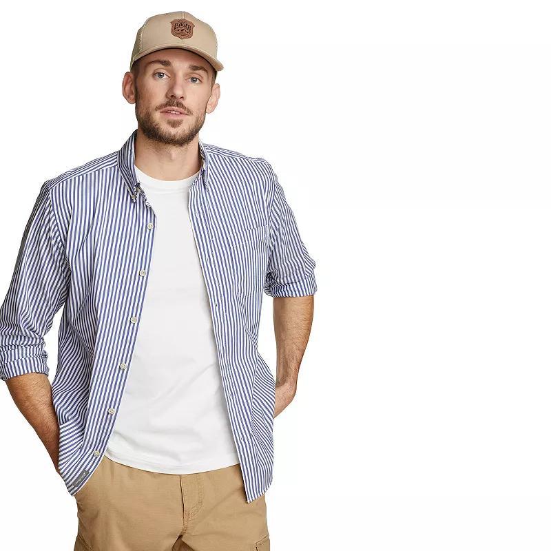 Big & Tall Eddie Bauer Long Sleeve Voyager Flex Shirt, Mens Product Image