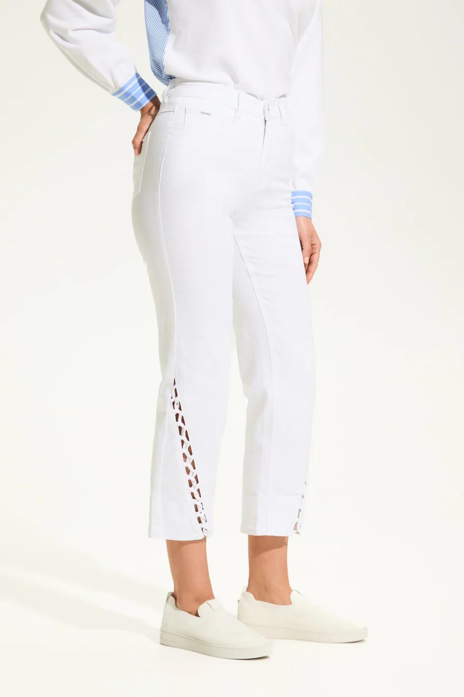 Suzanne Straight Crop Denim Product Image