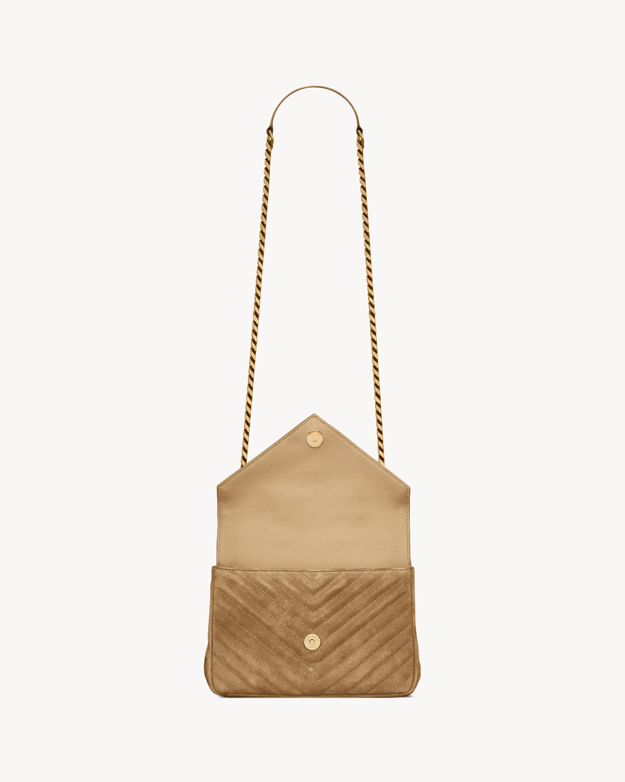 COLLEGE MEDIUM IN QUILTED SUEDE Product Image