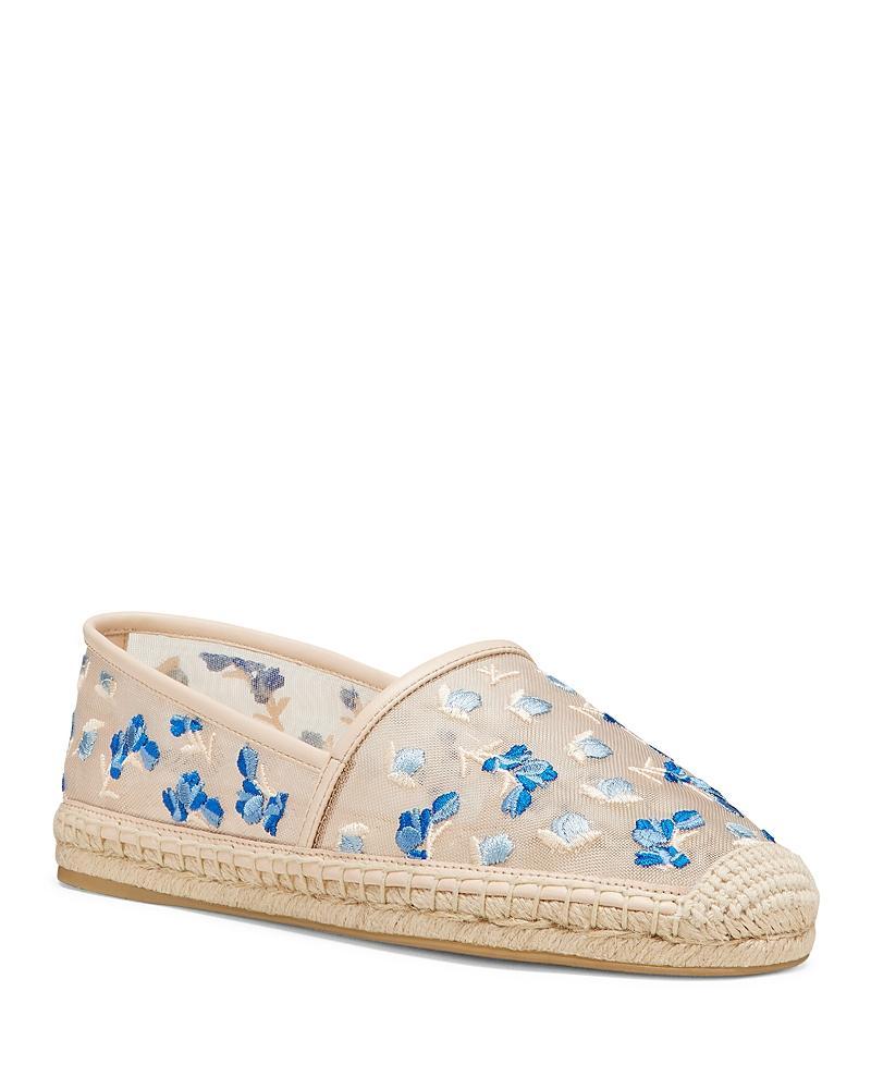 Womens BareItAll Floral-Embroidered Mesh Espadrilles Product Image