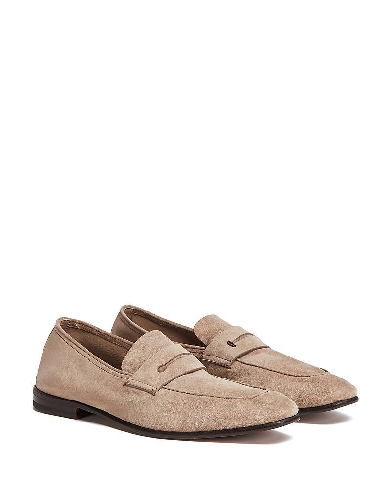 Mens Aurelio Nubuck Twisted Bit Loafers Product Image