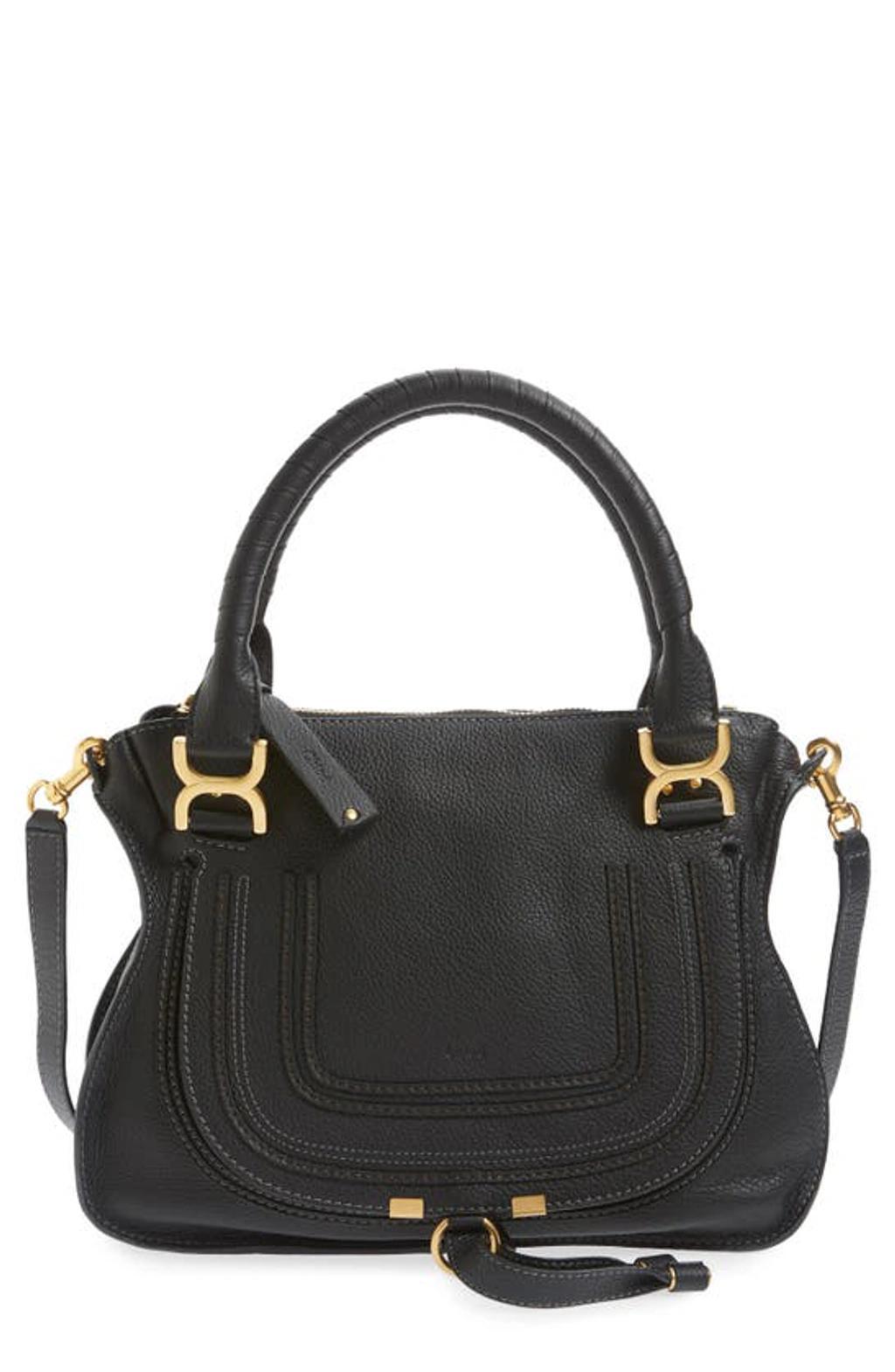 Chloe Marcie Medium Leather Satchel Product Image