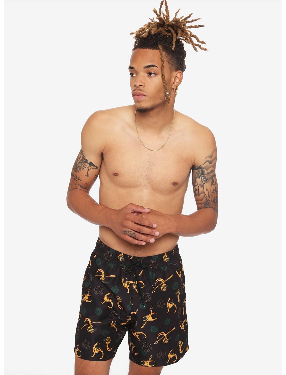 Marvel Loki Helmet Swim Trunks Product Image