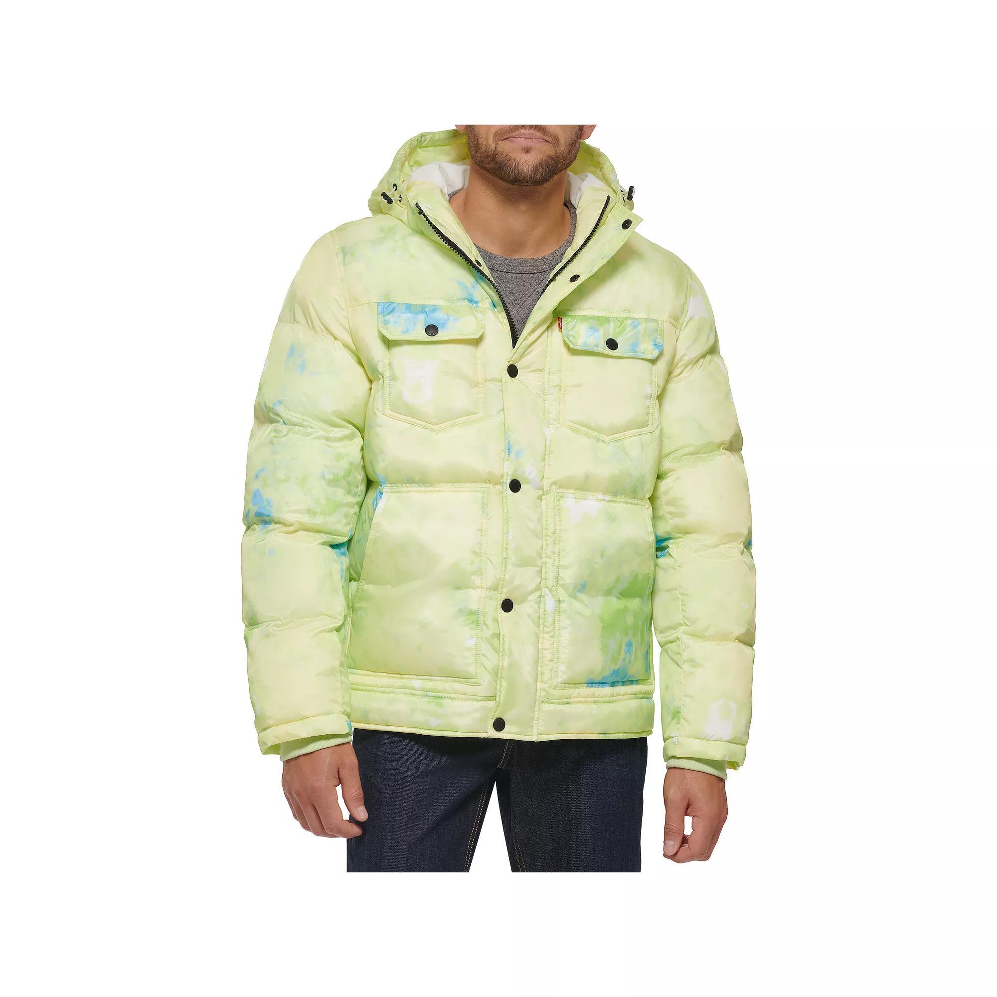 Mens Levis Heavyweight Hooded Puffer Jacket Product Image