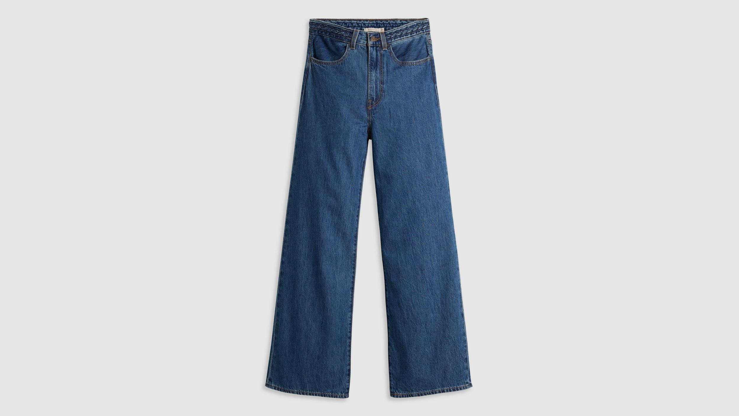 Ribcage Wide Leg Braided Women's Jeans Product Image