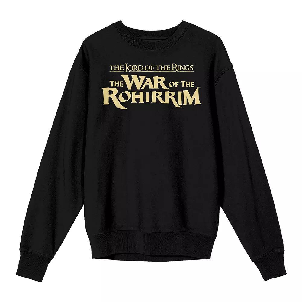 Men's Lord Of The Rings War Of The Rohirrim Long Sleeve Tee, Size: Small, Black Product Image