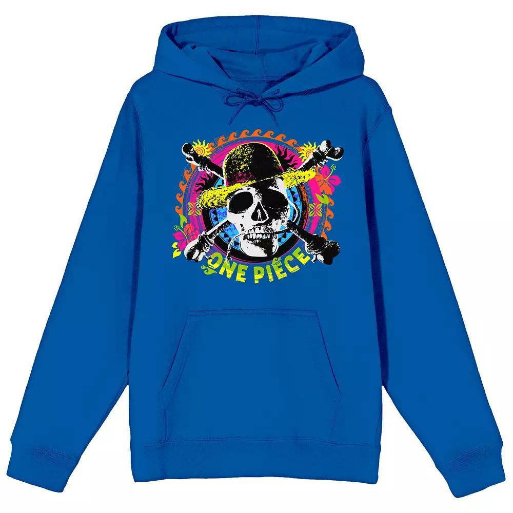 Juniors' One Piece Neon Skull Hoodie, Women's, Size: Medium, Blue Product Image