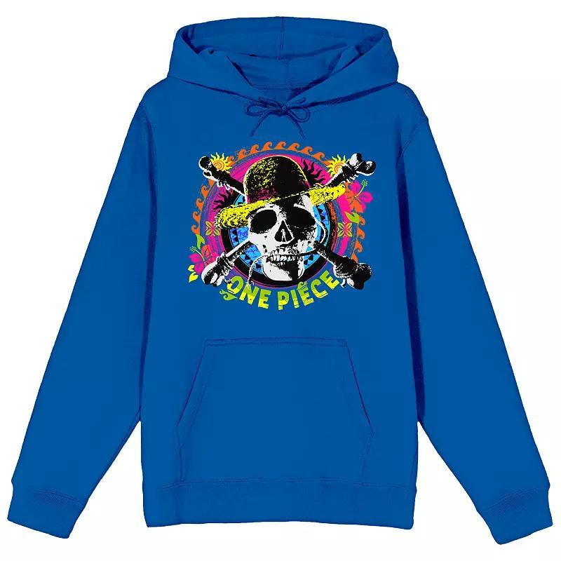Juniors' One Piece Neon Skull Hoodie, Women's, Size: Medium, Blue Product Image