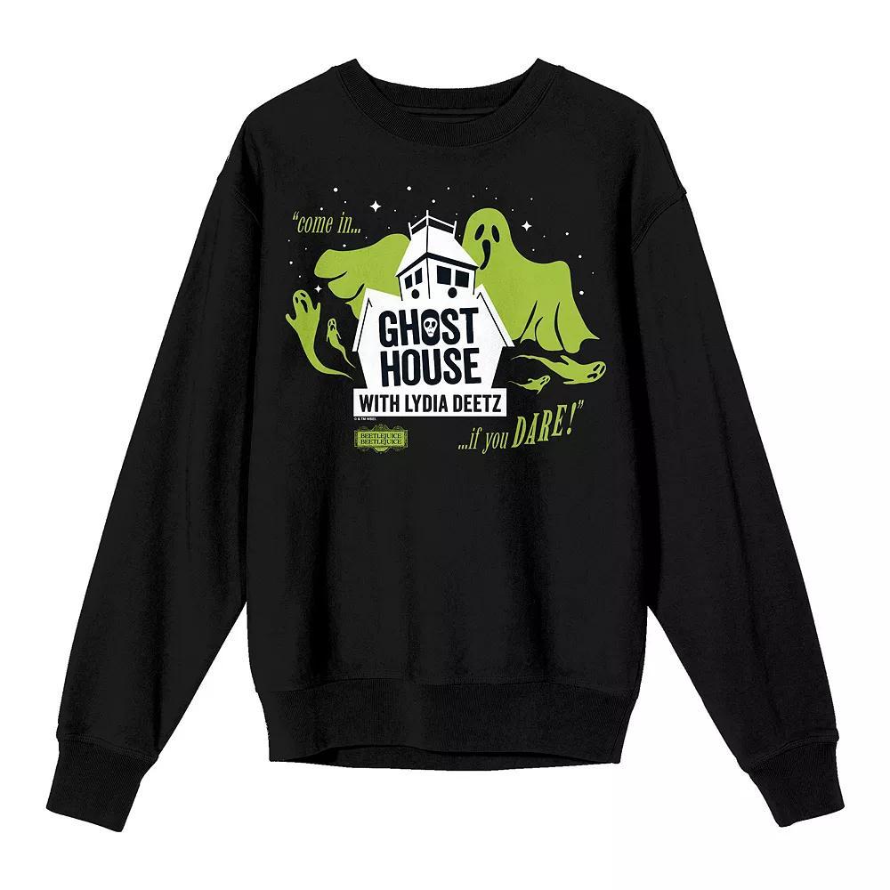Men's Beetlejuice Beetlejuice Long Sleeve Tee, Size: Large, Black Product Image