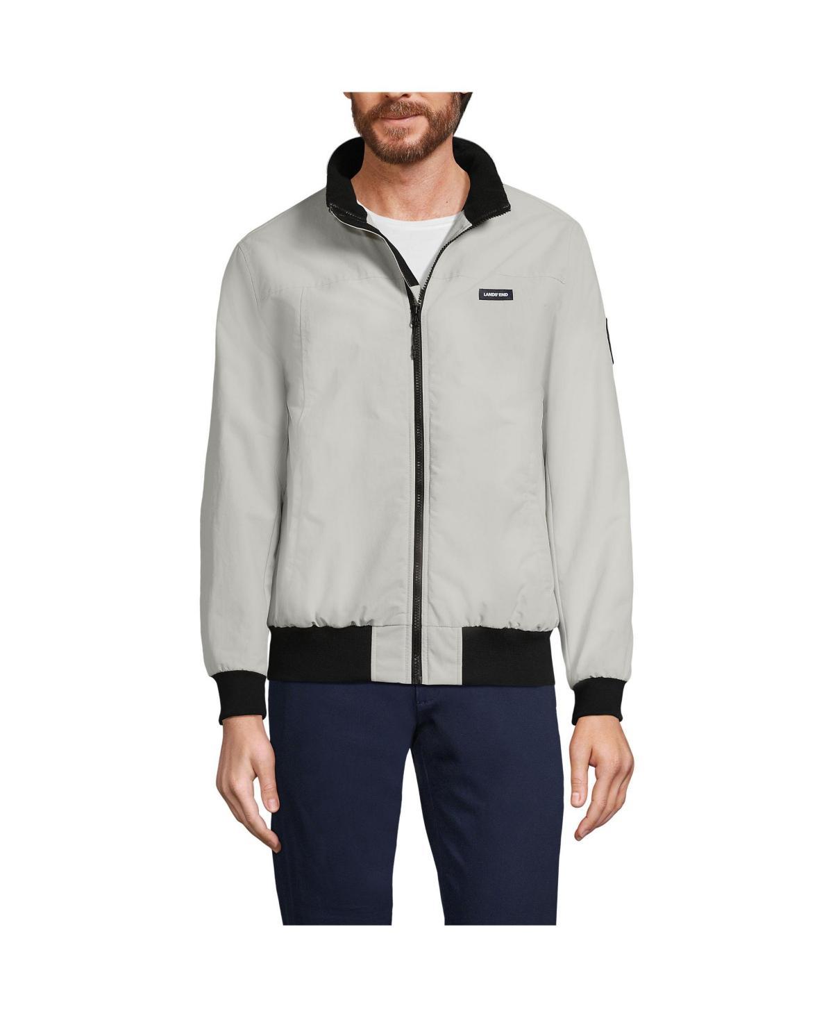 Men's Lands' End Classic Squall Bomber Jacket, Size: Small, Deep  Blue Product Image