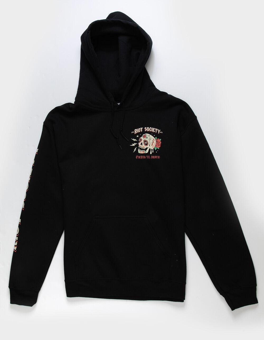 RIOT SOCIETY Fiesta Till Death Mens Fleece Hoodie Product Image