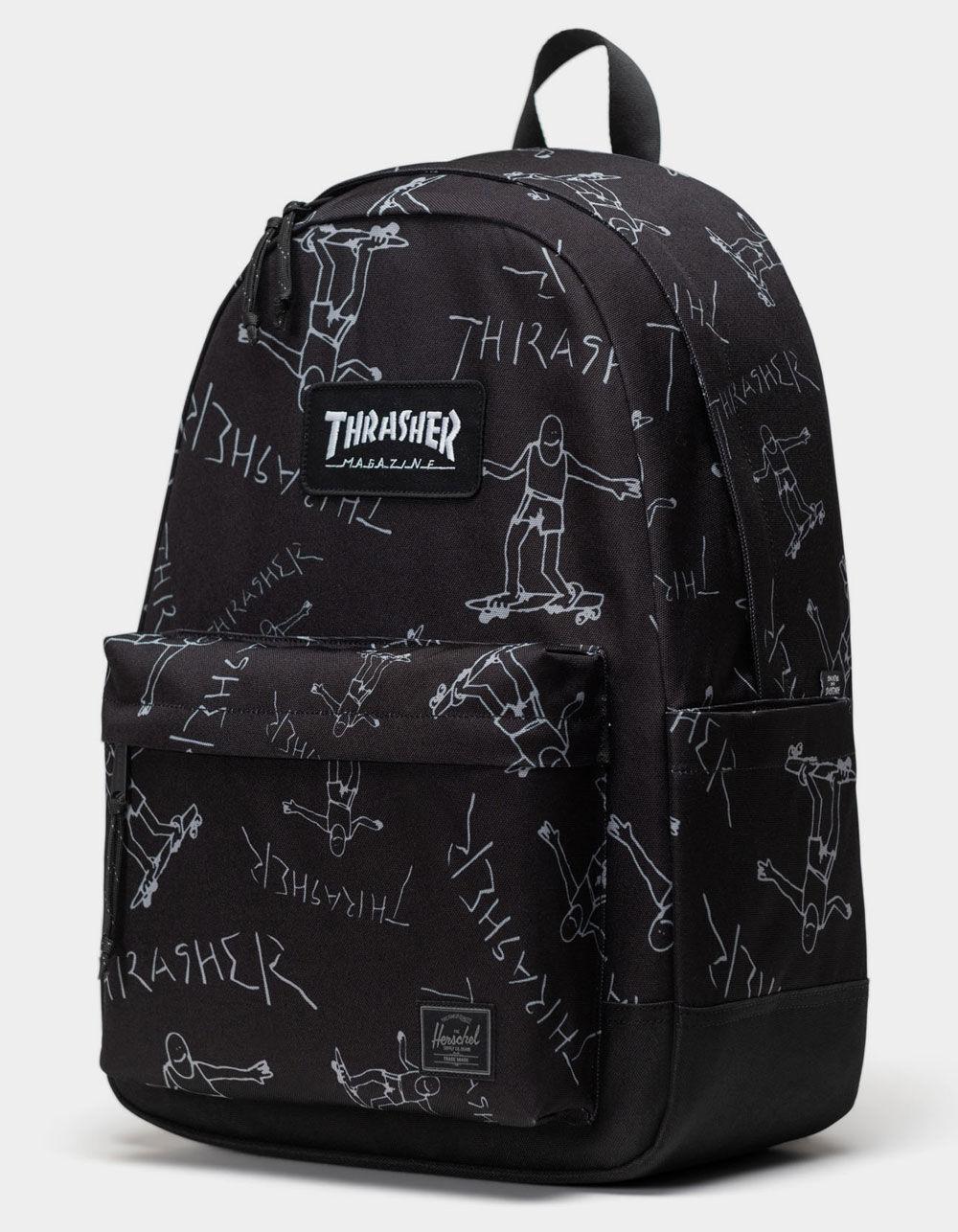 HERSCHEL SUPPLY CO. x Thrasher Gonz Classic XL Backpack - BLACK Product Image