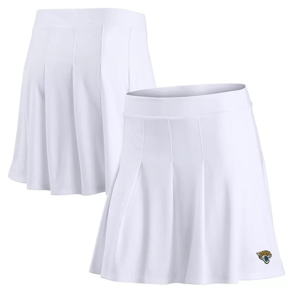 Women's Fanatics White Pittsburgh Steelers Primary Logo Tennis Skort, Size: Small Product Image