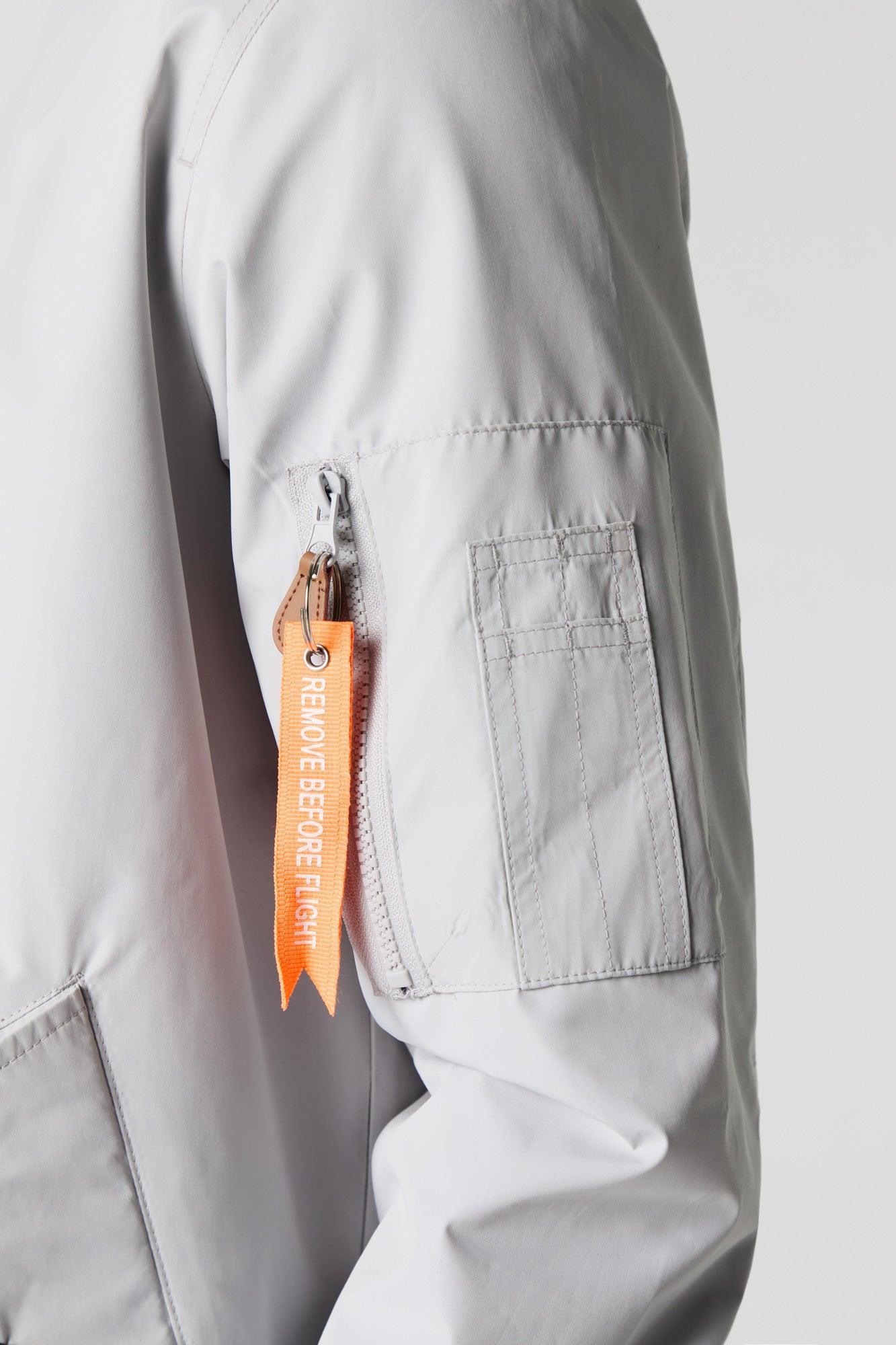 Nylon Bomber Jacket Male Product Image