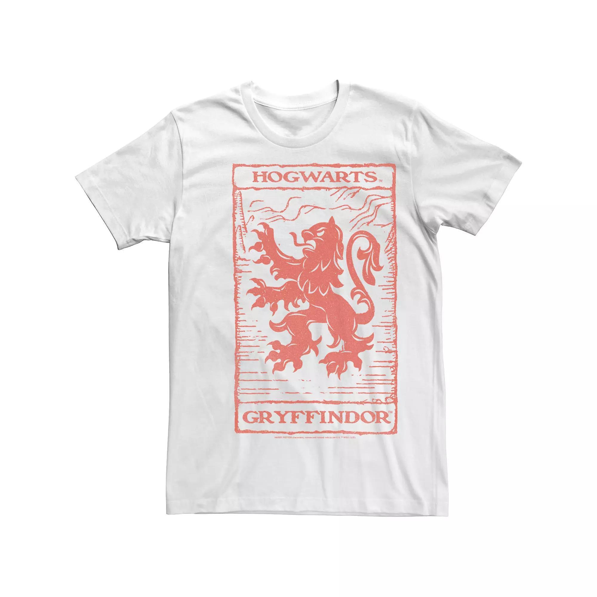 Men's Harry Potter Gryffindor Tarot Playing Card Tee, Size: XXL, White Product Image