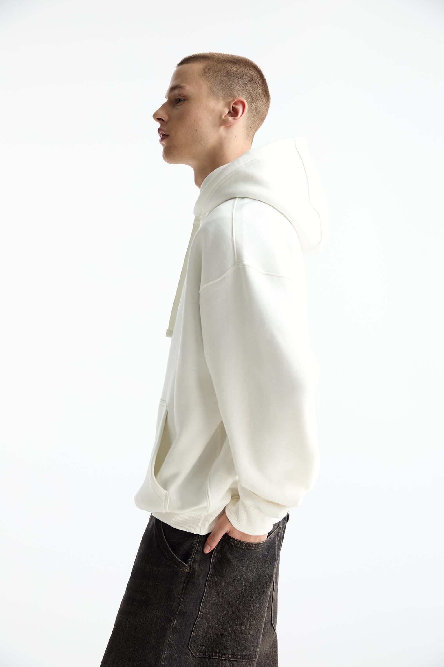 Basic hooded sweatshirt Product Image