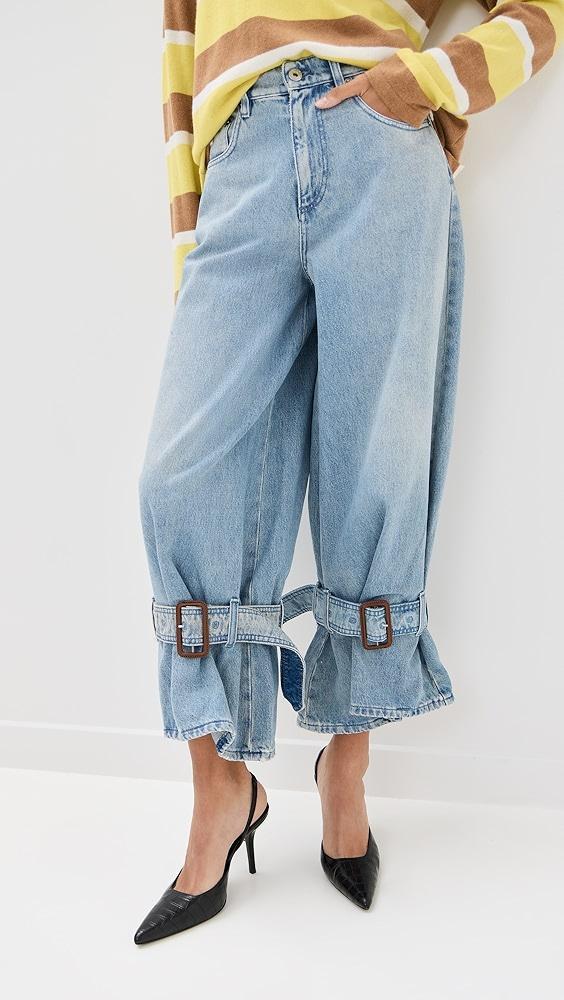 JW Anderson Buckled Cuff Jeans | Shopbop Product Image