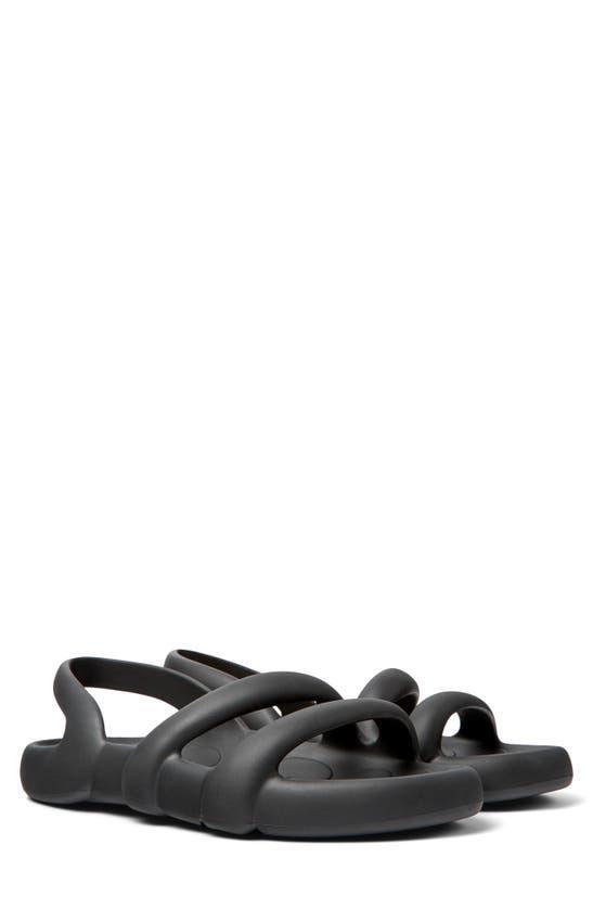 CAMPER Kobarah Flat Open-toe Sandals In Nero Product Image