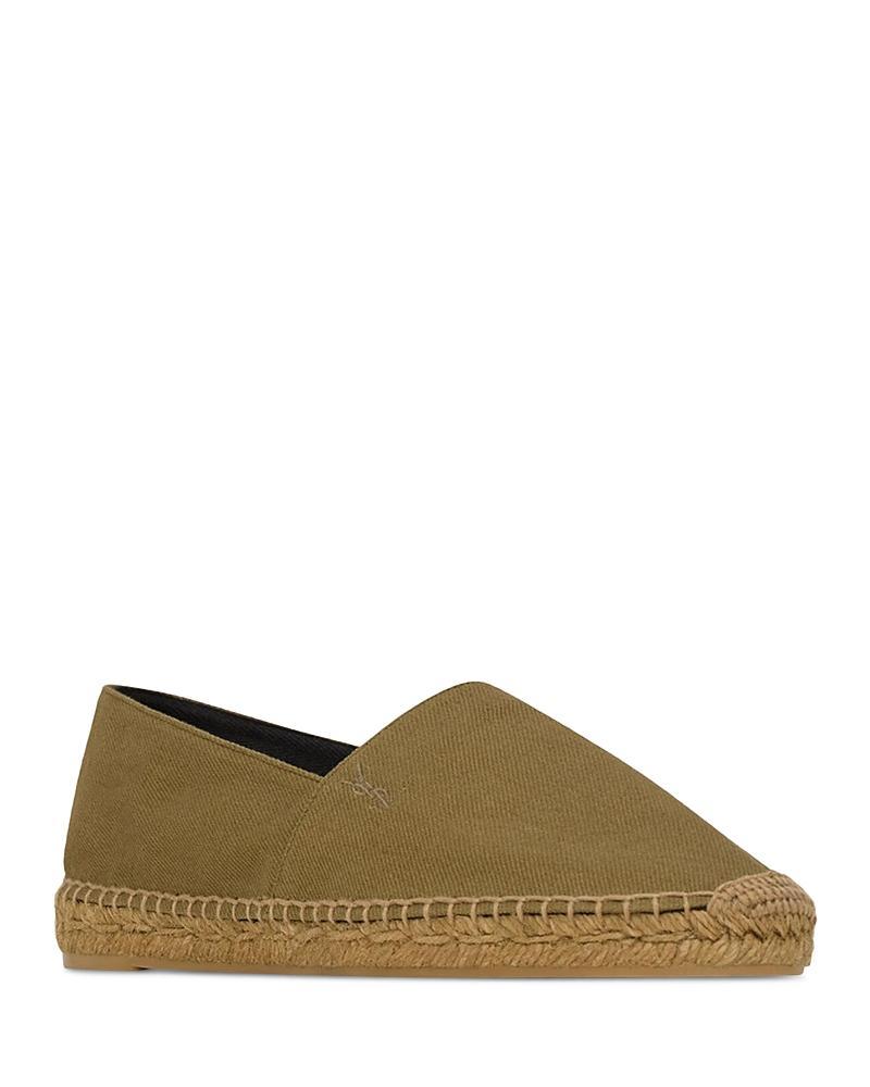 Saint Laurent Womens Espadrilles in Cotton Gabardine Product Image