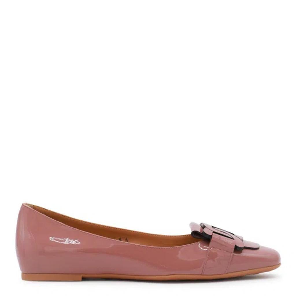 TOD'S Wisteria Ballet Flats In Purple Product Image