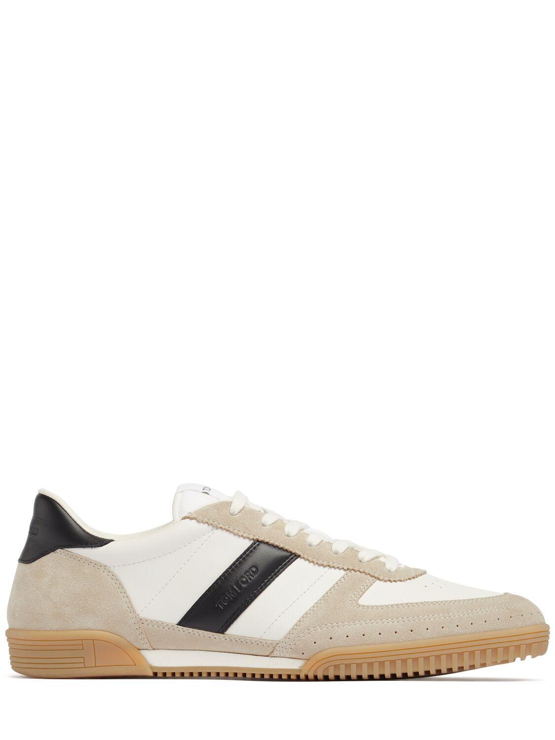 TOM FORD Terence Low Top Sneakers In Dune/black Product Image