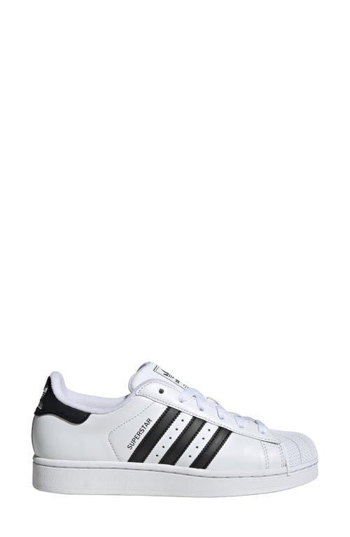 Womens adidas Superstar II Athletic Shoe - White / Core Black / White Product Image