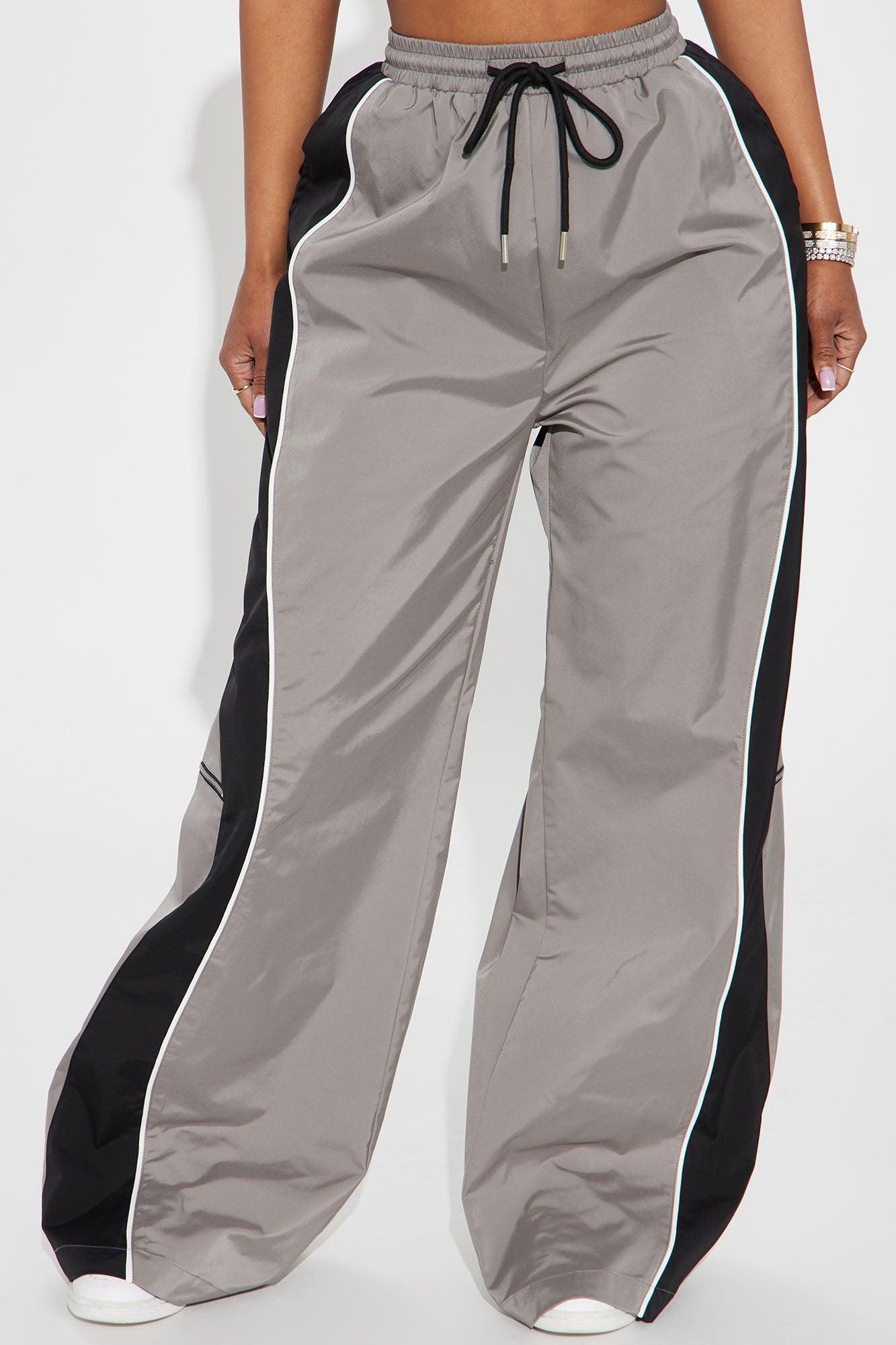 Nothing Less Windbreaker Track Pant - Charcoal/combo Product Image