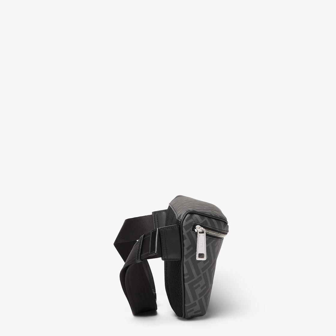 Fendi Diagonal Belt BagGray fabric belt bag Product Image
