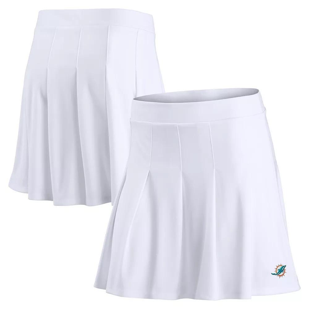 Women's Fanatics White Baltimore Ravens Primary Logo Tennis Skort, Size: Large Product Image