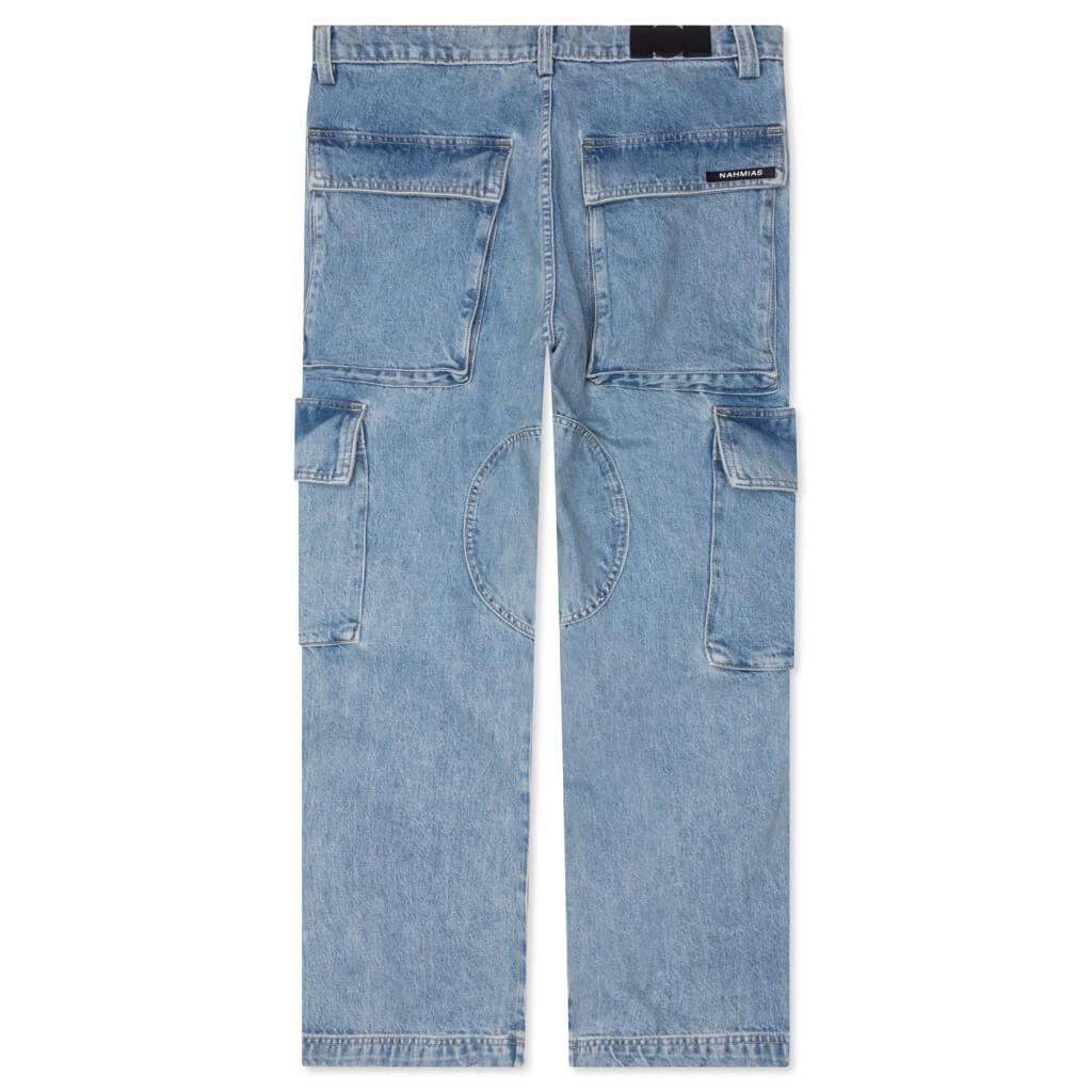 Denim Logo Cargos - Light Wash Male Product Image