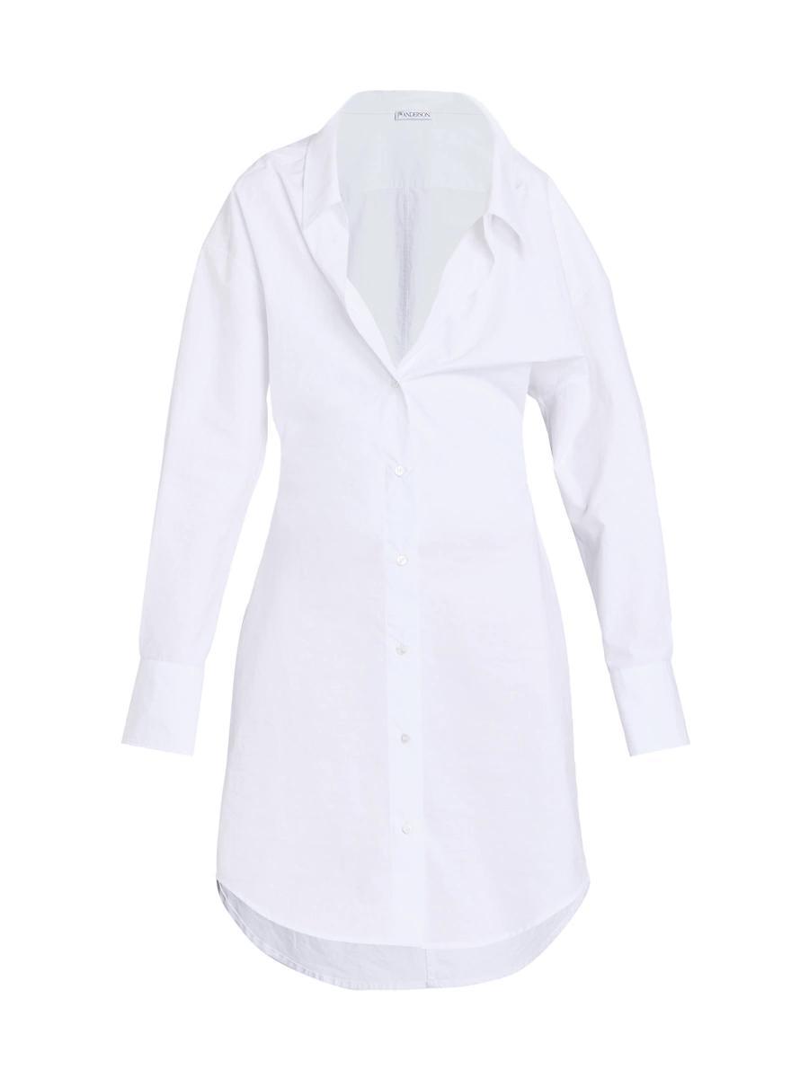 Womens Lace Detail Shirtdress Product Image