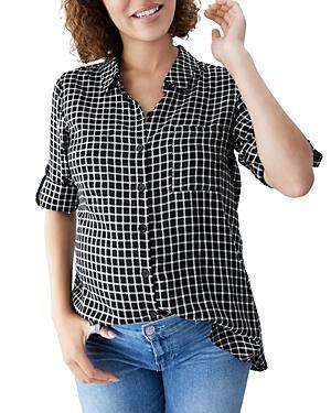 Ingrid & Isabel Classic Button Down Shirt White XS Product Image