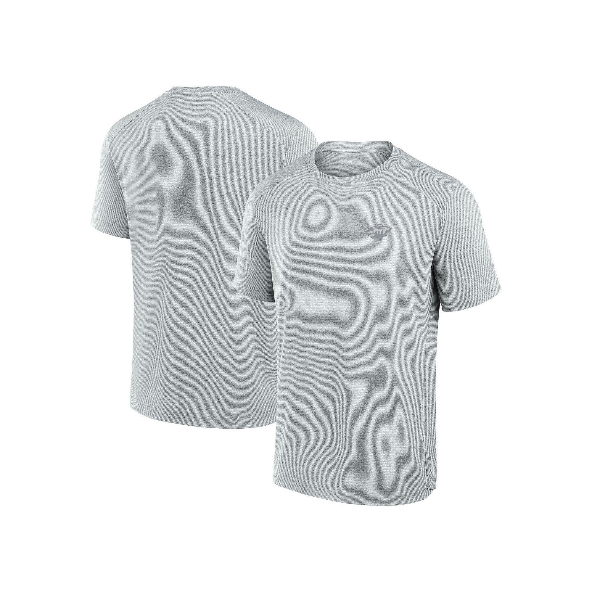 Men's Fanatics Signature Gray Minnesota Wild Front Office Tech T-Shirt, Size: 5XL, Grey Product Image