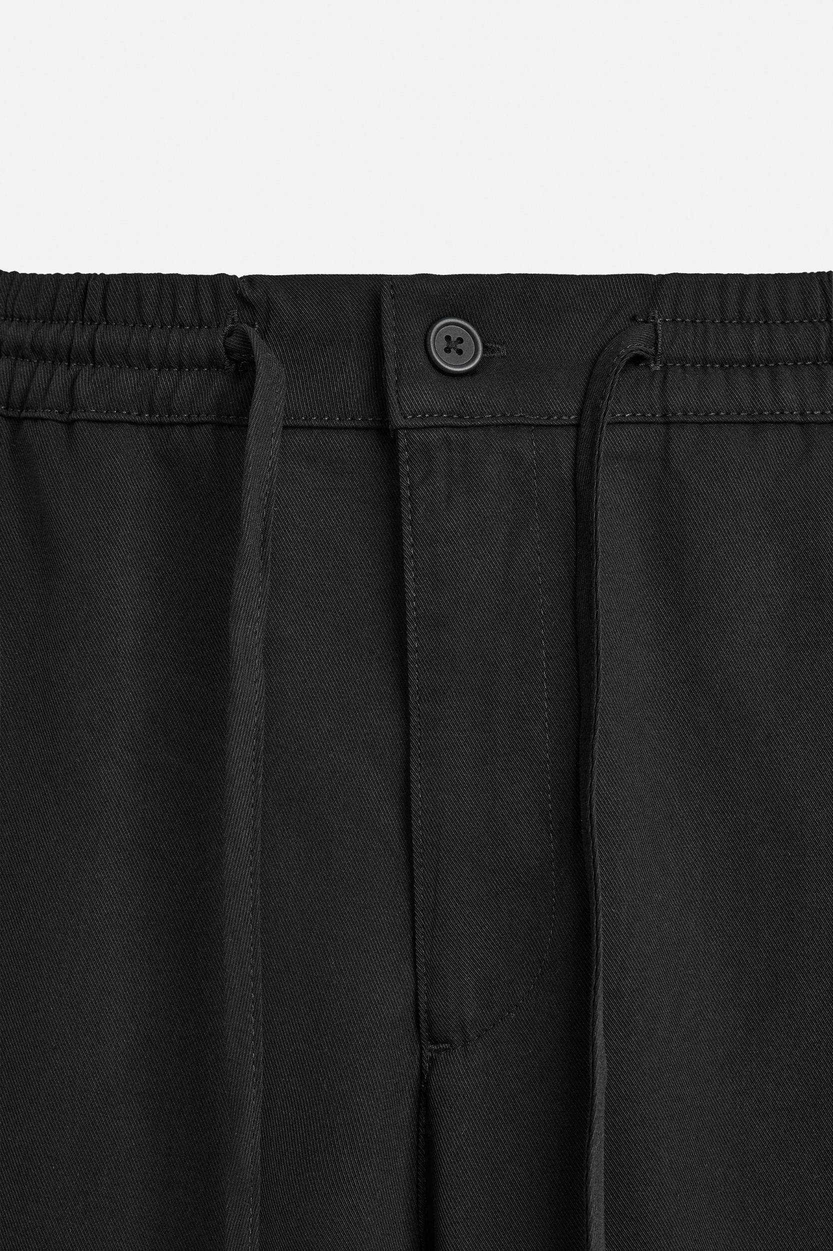 REGULAR FIT LYOCELL - VISCOSE PANTS Product Image