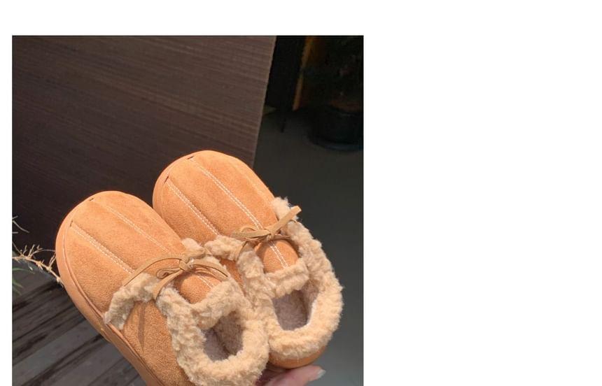 Fleece-Lined Lace-Up Shoes Product Image