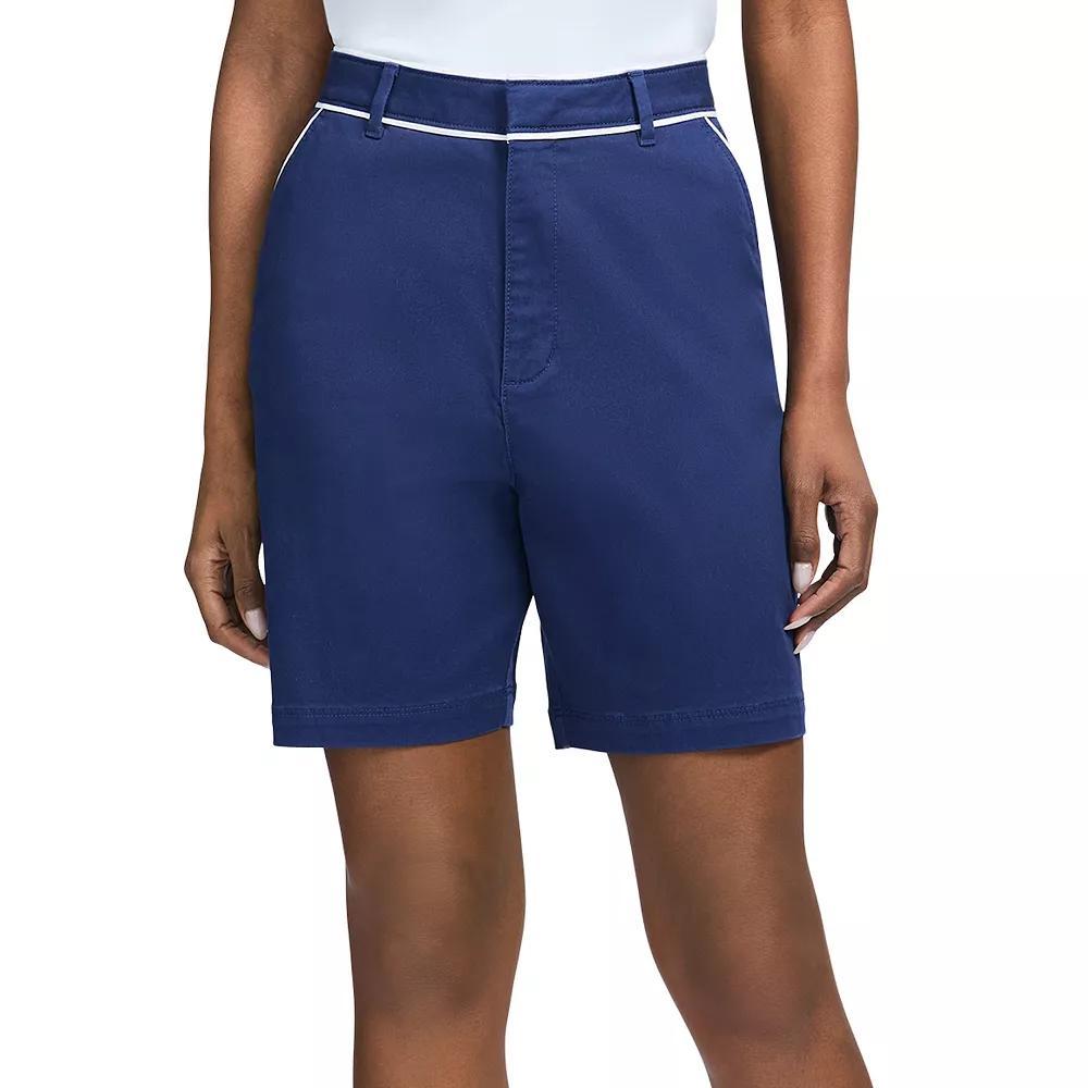 Womens IZOD Martina Midrise Twill Shorts Product Image