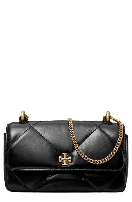 Tory Burch Mini Kira Diamond Quilted Leather Flap Bag Product Image