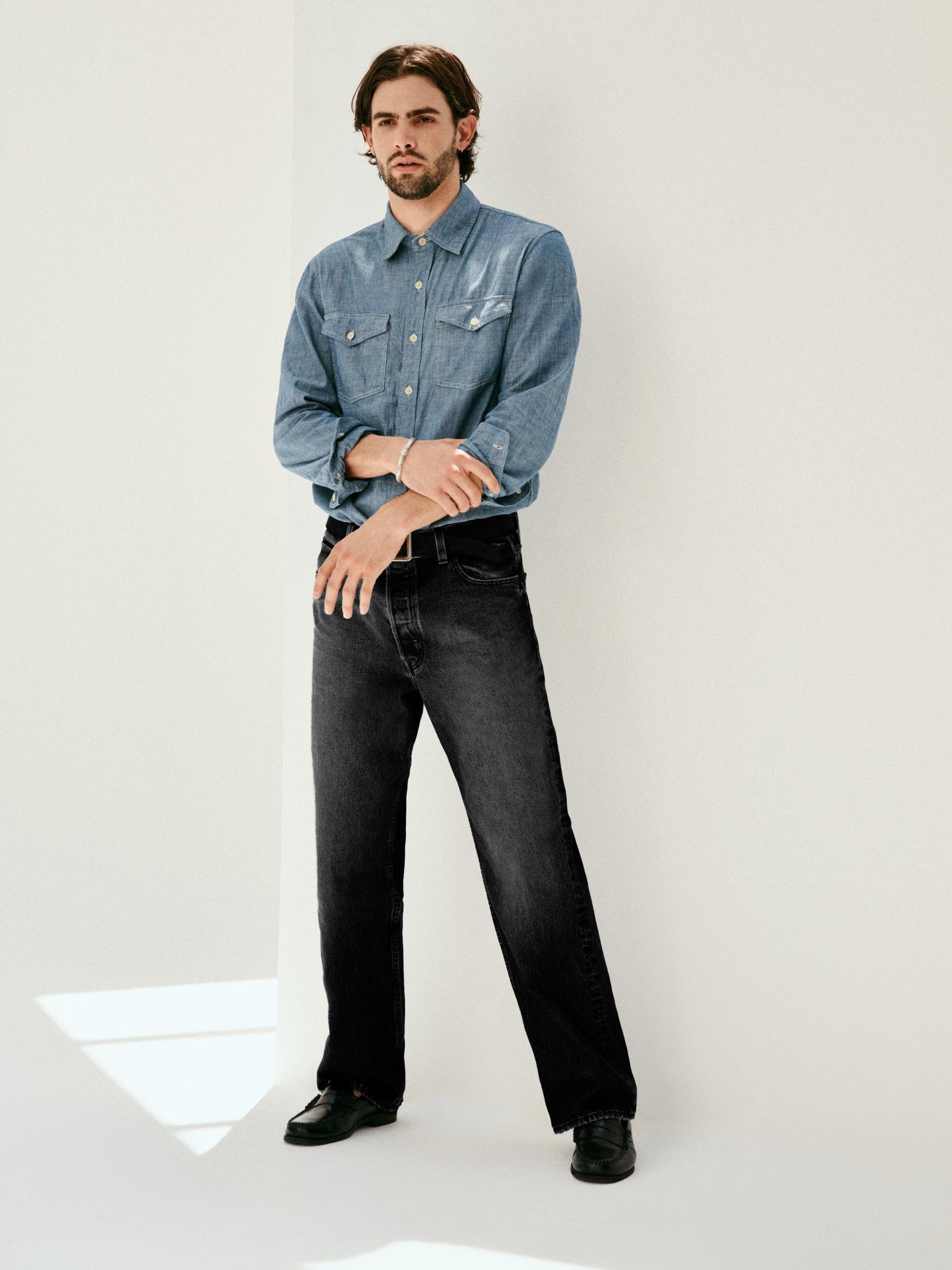 AM Relaxed Straight 5 Pocket Jean Product Image