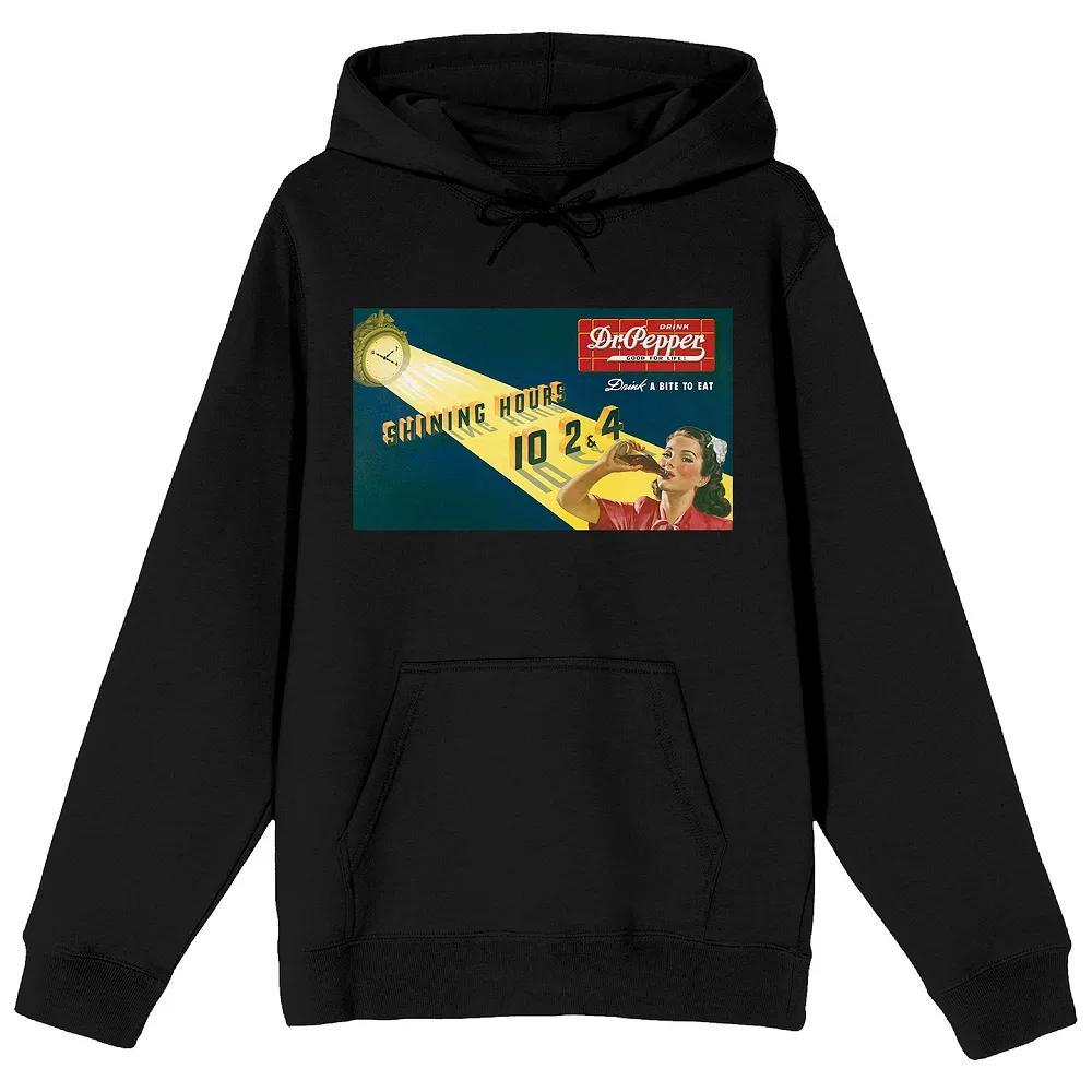 Men's Dr. Pepper Shining Hours Hoodie, Size: XXL, Black Product Image