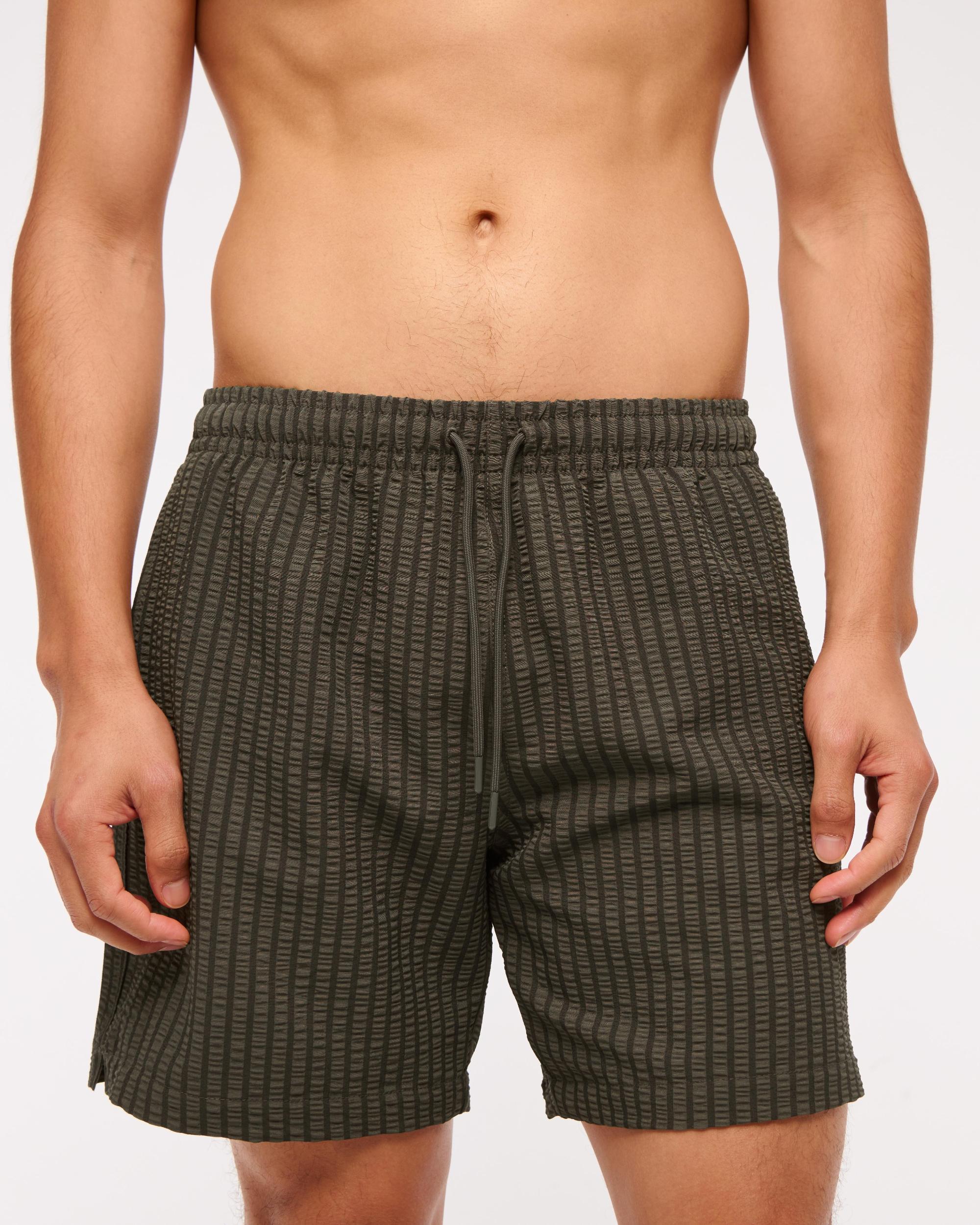 Pull-On Seersucker Swim Trunk Product Image