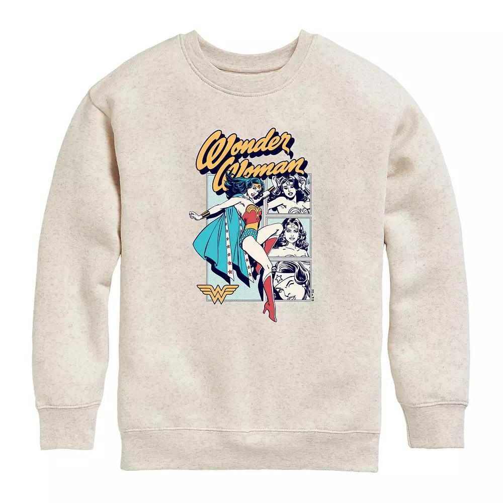 Girls 7-16 Wonder Women Comic Panels Fleece, Girls Product Image