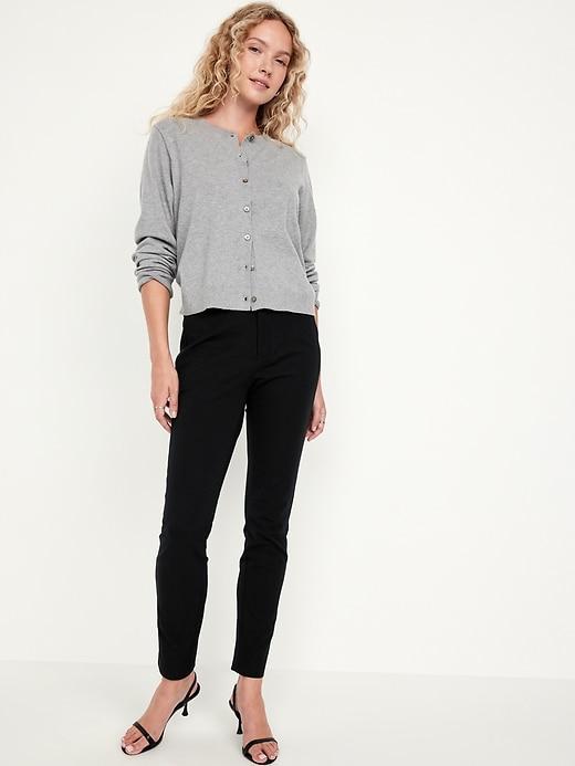 Extra High-Waisted Polished Pixie Skinny Ankle Jeans Product Image