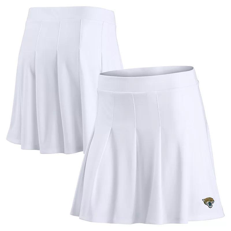 Women's Fanatics White Pittsburgh Steelers Primary Logo Tennis Skort, Size: Small Product Image