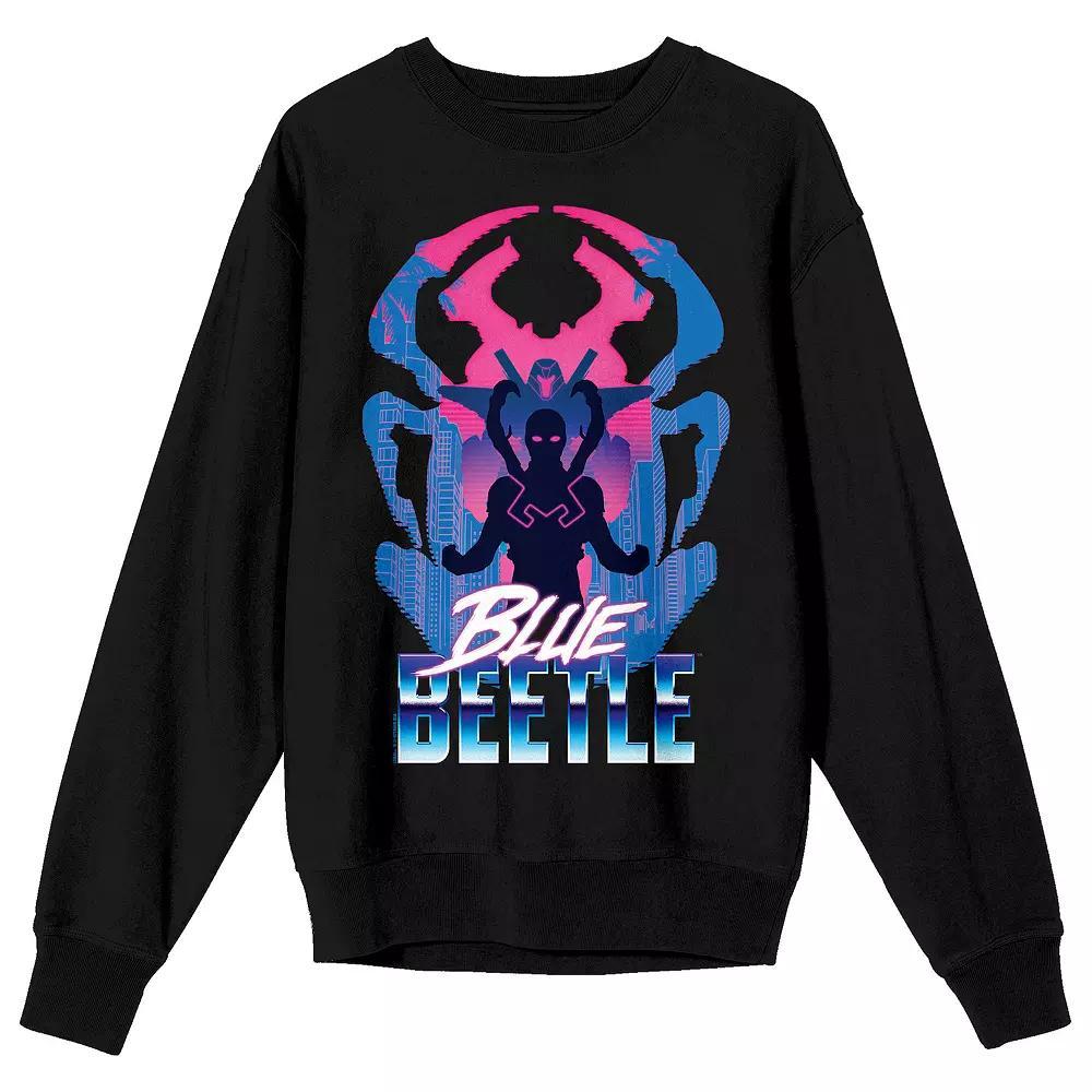 Men's Blue Beetle Superhero Modern Graphic Tee, Size: Large, Black Product Image