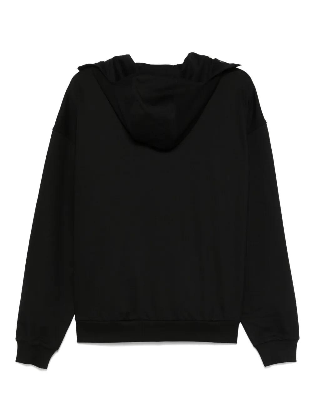HUGO BOSS Half-zip Hoodie In Black Product Image