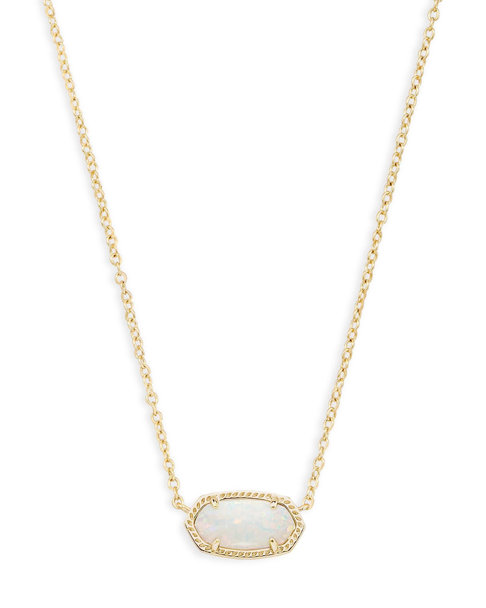 Elisa Silver Pendant Necklace in Emerald Cat’s Eye Product Image