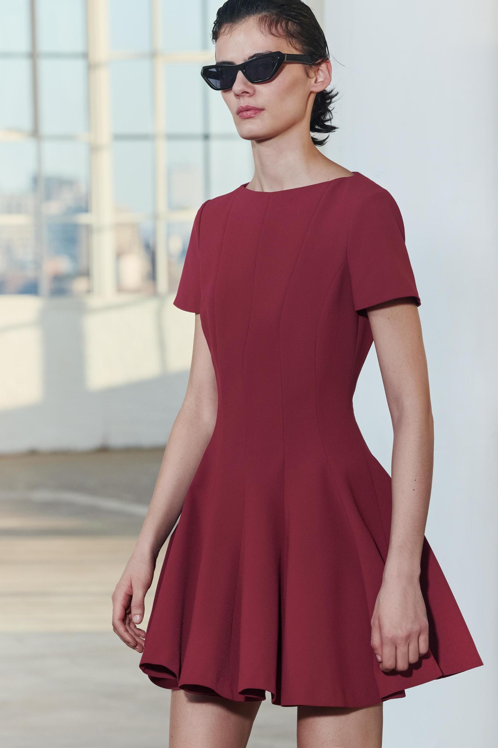 GODET MINI DRESS ZW COLLECTION Product Image