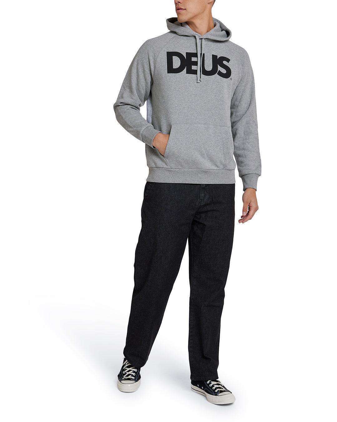 All Caps Hoodie - Grey Marle Product Image