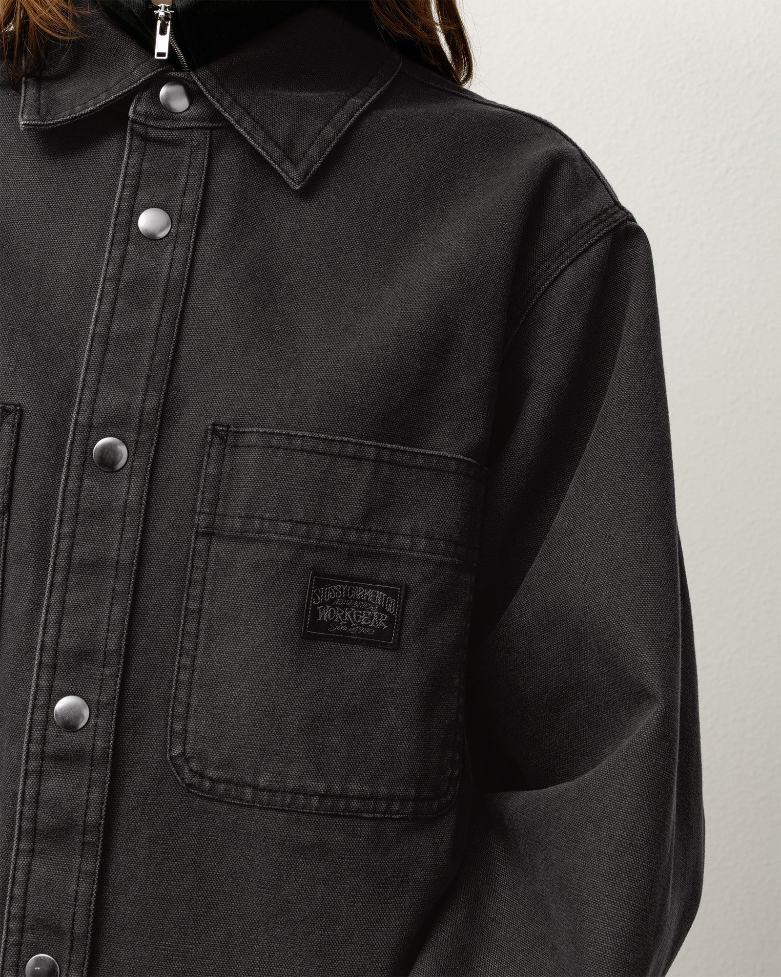HEAVY WASHED CANVAS SHIRT Male Product Image