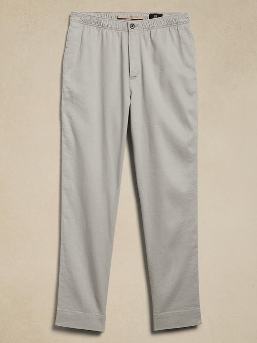 Italian Linen-Cotton Pull-On Pant Product Image